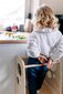 Virtuves palīgs Lila Baby Lena, brūns cena un informācija | Bērnu krēsliņi un bērnu galdiņi | 220.lv