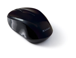 Беспроводная мышь Verbatim Go Nano Компактный Приемник USB Чёрный 1600 dpi цена и информация | Мыши | 220.lv
