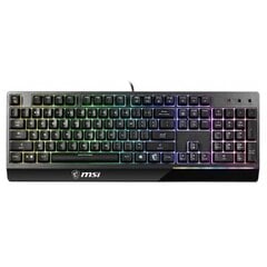 Игровая клавиатура Gaming MSI Vigor GK30 USB 2.0 RGB Чёрный цена и информация | Клавиатуры | 220.lv