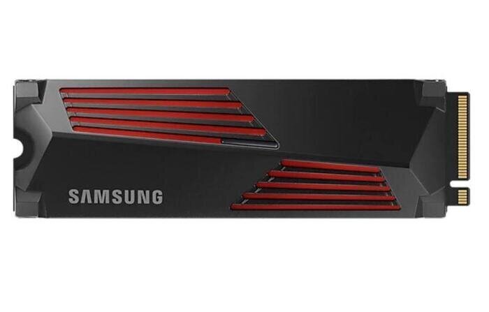 SSD|SAMSUNG|990 PRO ar radiatoru|1TB|M.2|PCIE|NVMe|MLC|Latvisko datu rakstīšanas ātrums 6900 MB/sec|Latvisko datu lasīšanas ātrums 7450 MB/sec|2.3 mm| цена и информация | Iekšējie cietie diski (HDD, SSD, Hybrid) | 220.lv