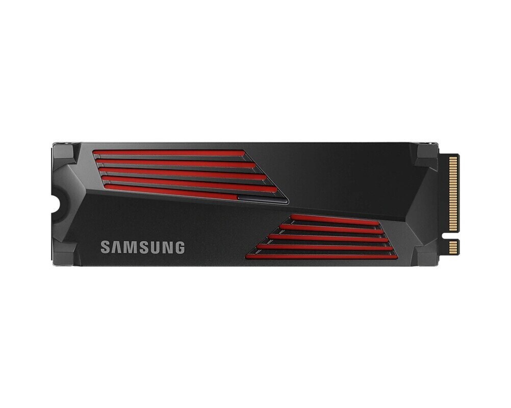 SSD|SAMSUNG|990 PRO ar radiatoru|2TB|M.2|PCIE|NVMe|MLC|Latvisko datu rakstīšanas ātrums 6900 MB/sec|Latvisko datu lasīšanas ātrums 7450 MB/sec|2.3 mm| цена и информация | Iekšējie cietie diski (HDD, SSD, Hybrid) | 220.lv