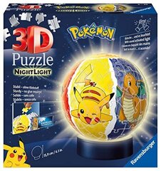 Ravensburger Rav mīkla Nachlicht Pokémon 11547 cena un informācija | Puzles, 3D puzles | 220.lv