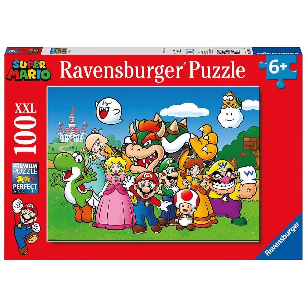 Ravensburger Puzzle Super Mario Fun 100p 12992 цена и информация | Puzles, 3D puzles | 220.lv