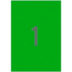 Клеи / Этикетки Apli     Зеленый A4 20 Листья 210 x 297 mm цена и информация | Канцелярия | 220.lv