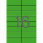Līmes/Etiķetes Apli 105 x 37 mm Zaļš A4 20 Loksnes цена и информация | Kancelejas preces | 220.lv