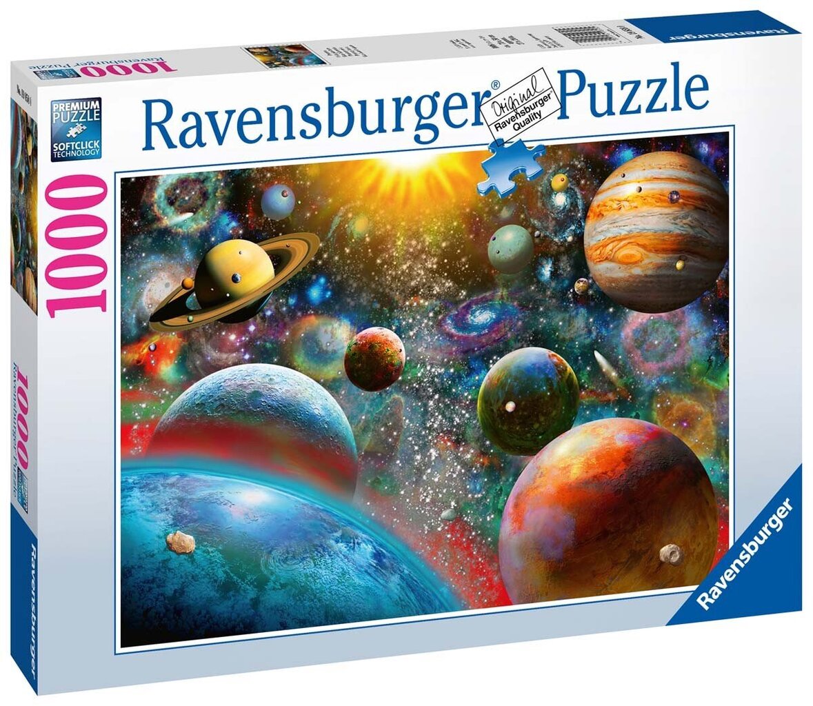 Ravensburger Puzzle Planetary Vision 1000p 19858 cena un informācija | Puzles, 3D puzles | 220.lv