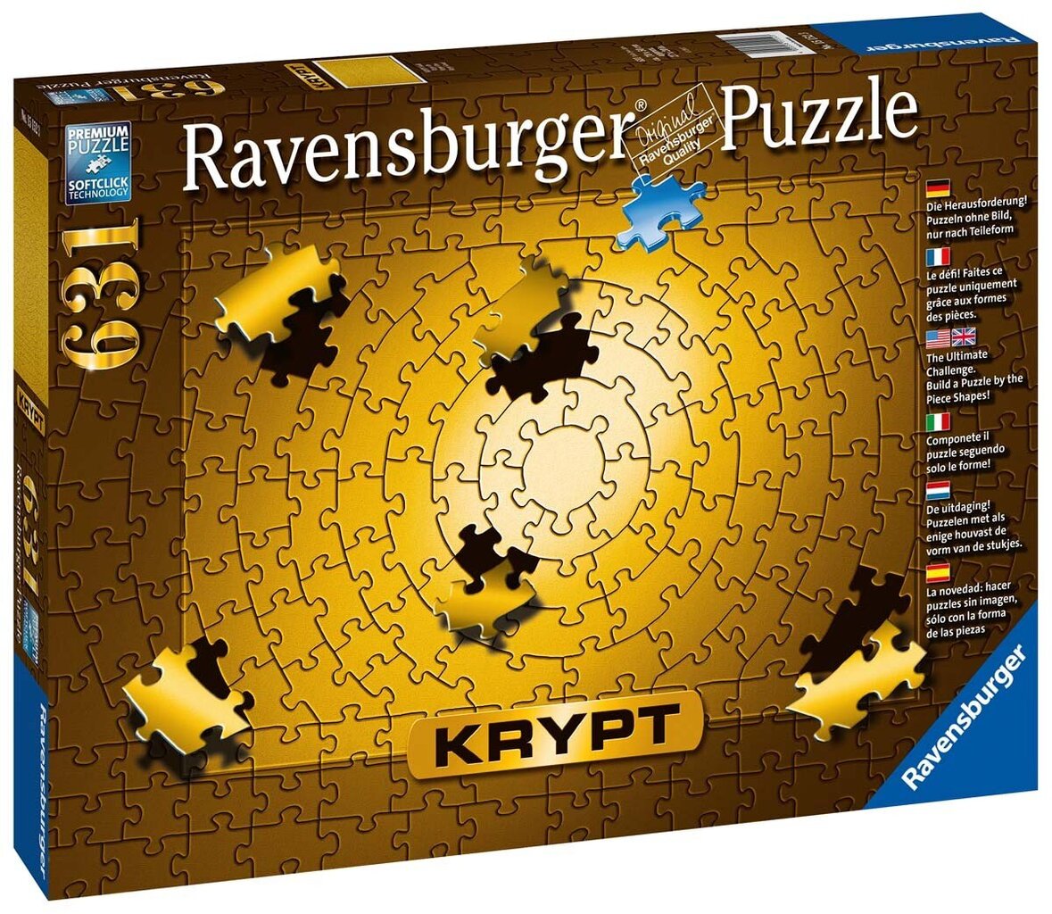 Ravensburger Puzzle Kript Gold 631PC 15152 цена и информация | Puzles, 3D puzles | 220.lv