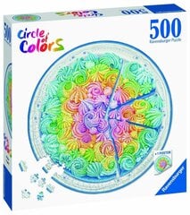 Ravensburger Puzzle Colors-Rainb.cake500p 17349 cena un informācija | Puzles, 3D puzles | 220.lv