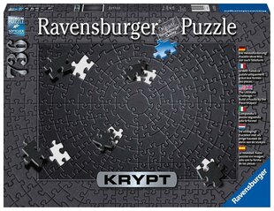 Загадка Ravensburger Krypt Black 736p 15260 цена и информация | Пазлы | 220.lv