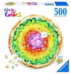 Ravensburger mīkla krāsu loks pica 500pc 17347 cena un informācija | Puzles, 3D puzles | 220.lv