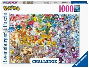 Пазл Ravensburger Challenge Pokemon, 1000 д. цена и информация | Пазлы | 220.lv