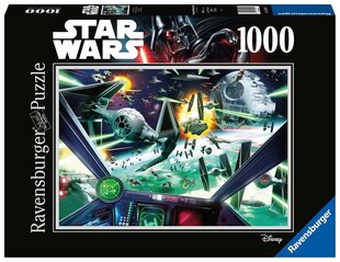 Ravensburger Puzzle Star Wars: X-Wing Cockpit 1000P 16919 цена и информация | Пазлы | 220.lv