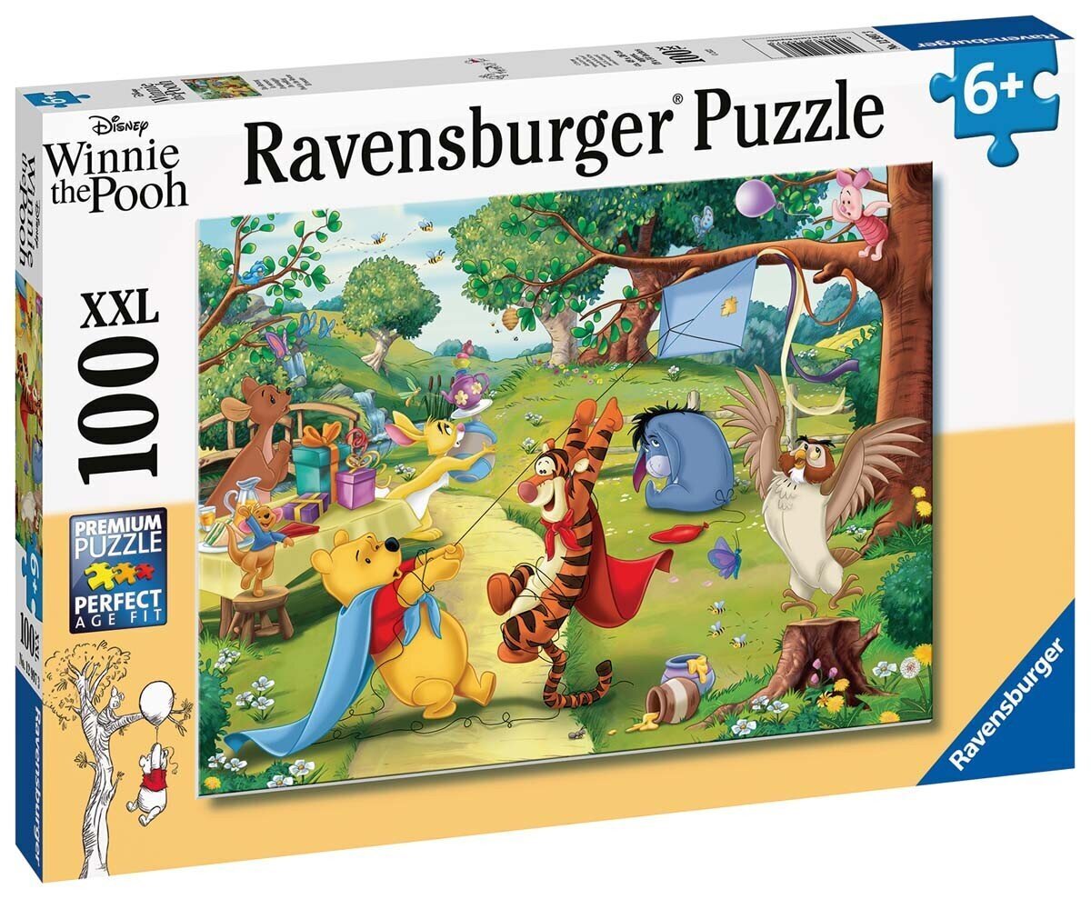 Ravensburger mīkla Vinnija Pūks 100p 12997 cena un informācija | Puzles, 3D puzles | 220.lv