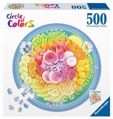 Ravensburger Puzzle Colors-Poke Bowl500p 17351 cena un informācija | Puzles, 3D puzles | 220.lv