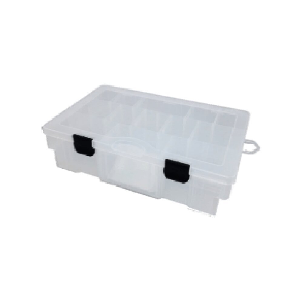 Makšķerēšanas kaste PLASTILYS 36x23x9cm 3-17 gab. цена и информация | Makšķernieku kastes, makšķeru somas, mugursomas | 220.lv