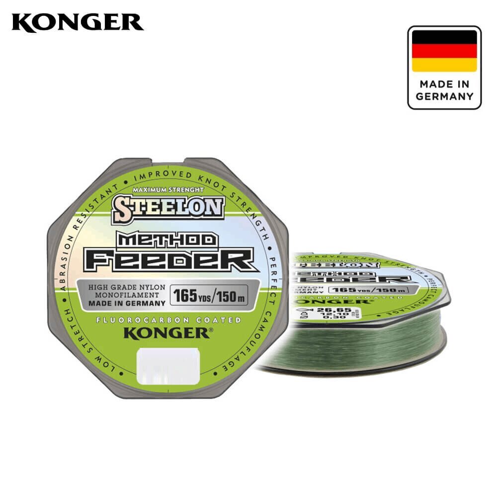 Spoles KONGER Steelon Method Feeder FC 0,20mm/150m цена и информация | Makšķerauklas | 220.lv