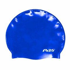 Шапочка для плавания Ras, синяя цена и информация | Шапочки для плавания | 220.lv