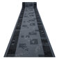 Neslīdošs paklājs AGADIR pelēks 67cm цена и информация | Paklāji | 220.lv