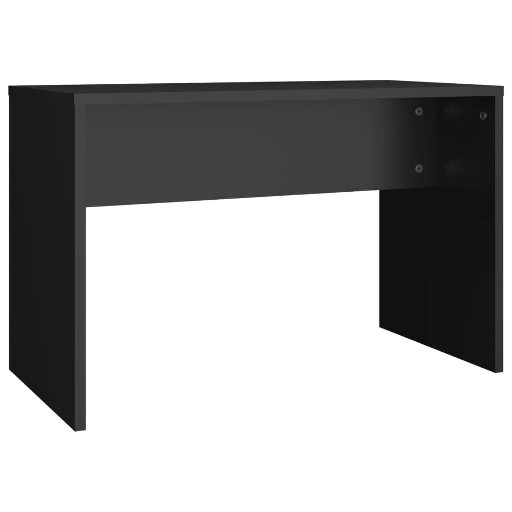 vidaXL kosmētikas galdiņš, 96x40x142 cm, melns cena un informācija | Kosmētikas galdiņi | 220.lv
