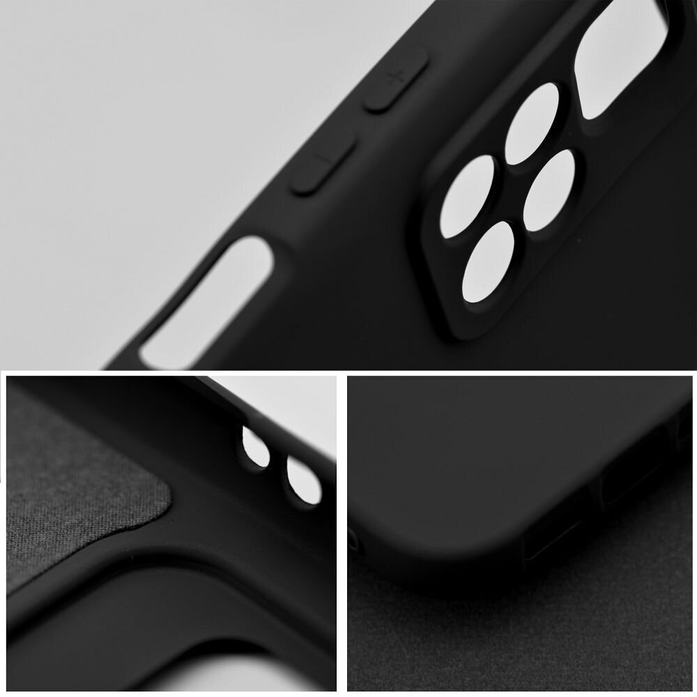 Xiaomi Redmi Note 12 Pro+ 5G vāciņš Silicone, melns cena un informācija | Telefonu vāciņi, maciņi | 220.lv