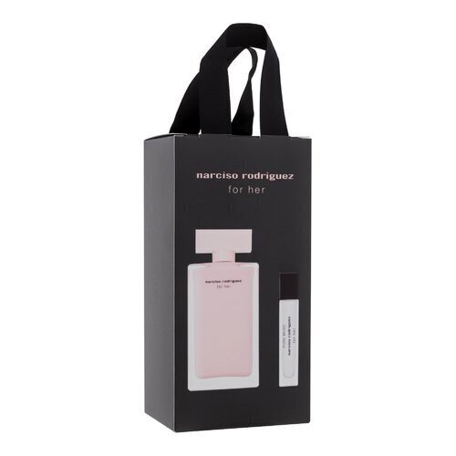 Komplekts Narciso Rodriguez for Her: parfimērijas ūdens EDP, 100 ml + 10 ml цена и информация | Sieviešu smaržas | 220.lv