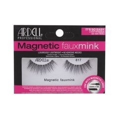 Ardell Magnetic Faux Mink 817 - Magnētiskas mākslīgās skropstas 1.0ks Black цена и информация | Накладные ресницы, керлеры | 220.lv