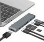 Adapteris CO2 datoram, HUB 7in1 Apple, MacBook Pro / Air Retina, kosmosa pelēks cena un informācija | Adapteri un USB centrmezgli | 220.lv