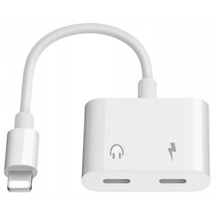 Adapteris 2X LIGHTNING IPHONE X 13 cena un informācija | Adapteri un USB centrmezgli | 220.lv