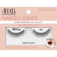 Ardell Naked Lashes 420 - Mākslīgās skropstas dabiskam izskatam 1.0ks Black цена и информация | Накладные ресницы, керлеры | 220.lv