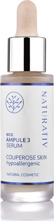 Serums kuperozai ādai Naturativ Eco Ampule 3 Serum Couperose Skin, 30 ml cena un informācija | Serumi sejai, eļļas | 220.lv