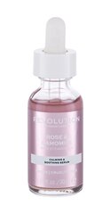 Nomierinošs sejas serums Revolution Skincare Rose and Chamomile Serum, 30 ml cena un informācija | Serumi sejai, eļļas | 220.lv