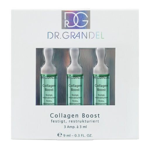 Pacelšanas Efekta Ampulas Dr. Grandel Collagen Boost 3 x 3 ml cena un informācija | Serumi sejai, eļļas | 220.lv