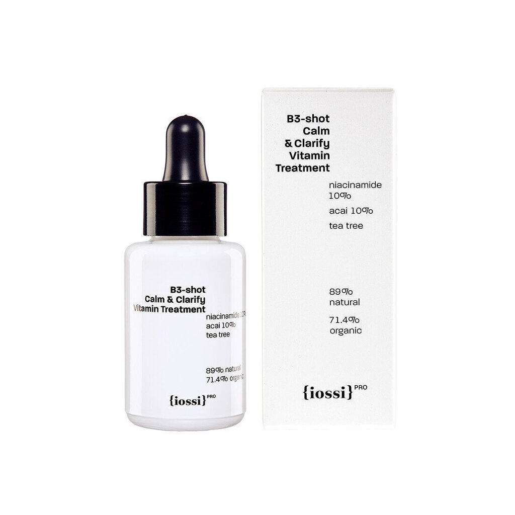 Koncentrēts serums ar niacinamīdu Iossi B3-Shot Calm&Clarify Vitamin Treatment, 30 ml цена и информация | Serumi sejai, eļļas | 220.lv