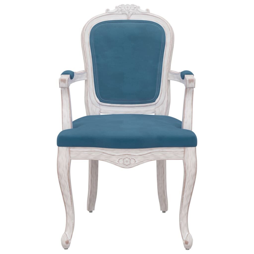 Virtuves krēsli vidaXL, 62x59,5x100,5 cm, 2 gab., zils cena un informācija | Virtuves un ēdamistabas krēsli | 220.lv