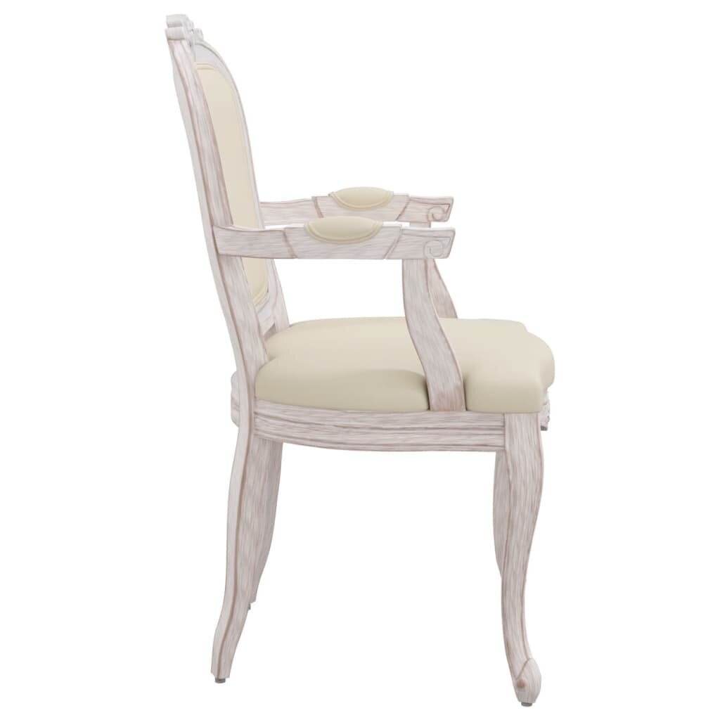 Virtuves krēsli vidaXL, 62x59,5x100,5 cm, 2 gab., bēšs cena un informācija | Virtuves un ēdamistabas krēsli | 220.lv