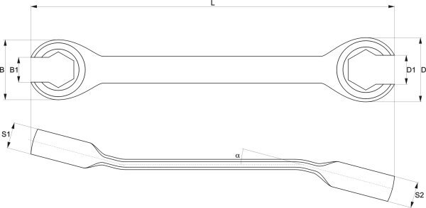 Bremžu sistēmas atslēga 13x14 mm cena un informācija | Rokas instrumenti | 220.lv