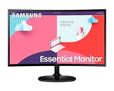 Samsung LS24C360EAUXEN LED displejs 61 cm (24") 1920 x 1080 pikseļi Full HD melns cena un informācija | Monitori | 220.lv