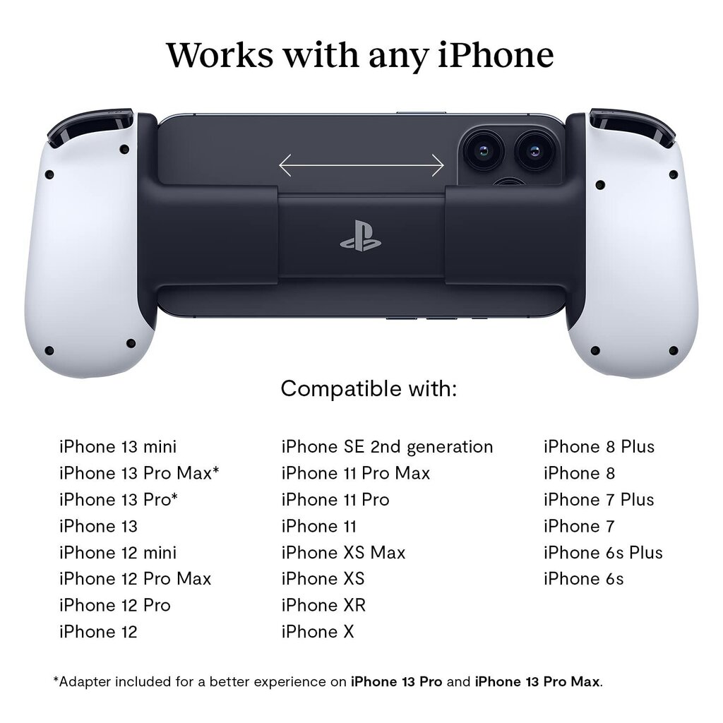 Backbone Iphone viedtālruņu korpuss-kontrolieris ( PlayStation ) cena un informācija | Gaming aksesuāri | 220.lv