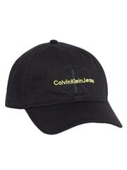 CALVIN KLEIN Monogram Cap Fashion Black 545008954 cena un informācija | Sieviešu cepures | 220.lv