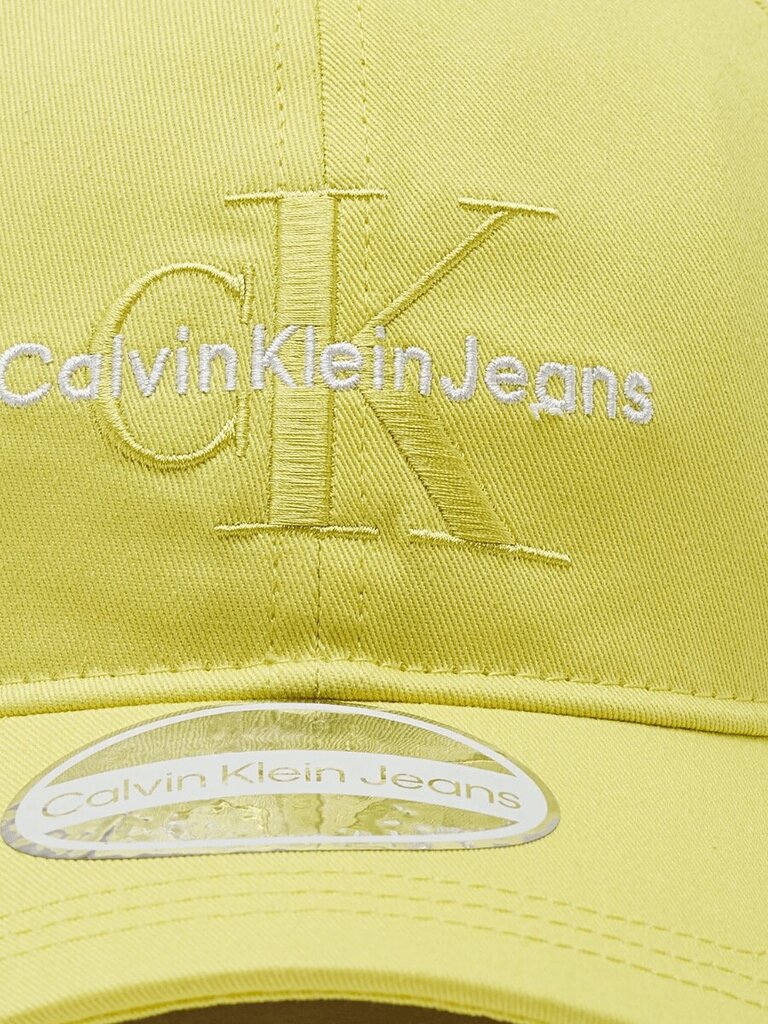 CALVIN KLEIN Monogram Cap Absinthe Green 545008955 cena un informācija | Sieviešu cepures | 220.lv