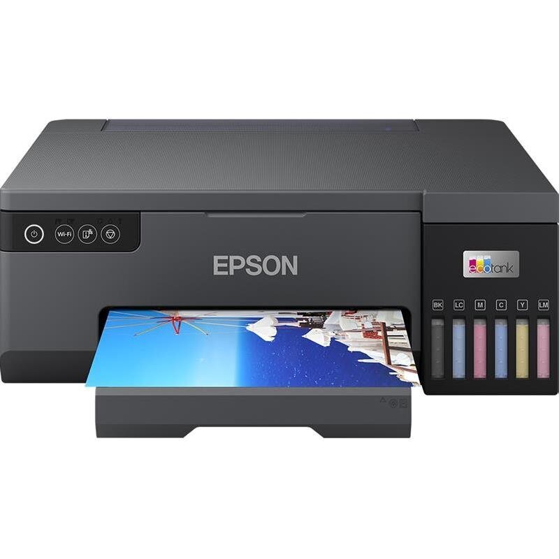 Printeris Epson EcoTank L8050, black - Multifunctional inkjet printer / photo printer cena un informācija | Printeri un daudzfunkcionālās ierīces | 220.lv