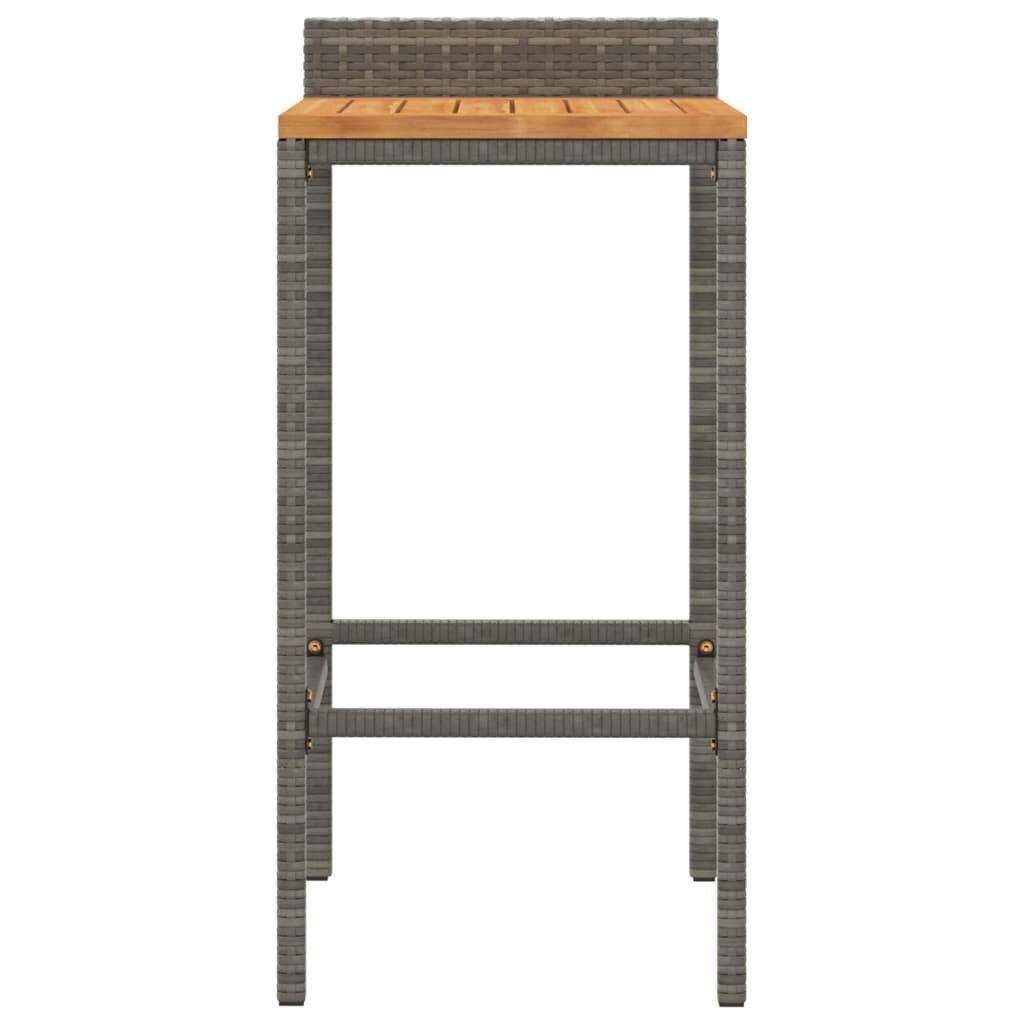 Bāra krēsli vidaXL, 40x44x86 cm, 4 gab., pelēks cena un informācija | Virtuves un ēdamistabas krēsli | 220.lv