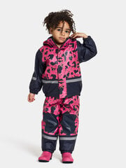 Didriksons bērnu silts gumijas komplekts Boardman, fuksijas krāsas cena un informācija | Lietus apģērbs bērniem | 220.lv