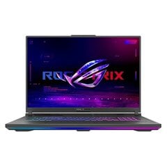 Notebook|ASUS|ROG Strix|G814JI-N6079W|CPU i9-13980HX|2200 MHz|18&quot;|2560x1600|RAM 16GB|DDR5|4800 MHz|SSD 1TB|NVIDIA GeForce RTX 4070|8GB|ENG|Windows 11 Home|Eclipse Grey|3 kg|90NR0D01-M00610 Портативный компьютер цена и информация | Ноутбуки | 220.lv