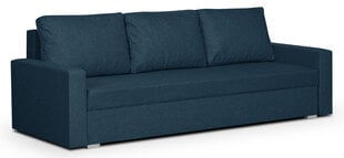 Trīsvietīgs dīvāns Mondo, tumši zils cena un informācija | Dīvāni | 220.lv