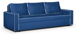 Trīsvietīgs dīvāns Midi, zils cena un informācija | Dīvāni | 220.lv