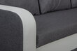 Trīsvietīgs dīvāns Condi, tumši zils/balts cena un informācija | Dīvāni | 220.lv