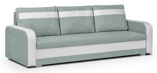 Трехместный диван Condi, светло-серый/белый цвет цена и информация | Диваны | 220.lv