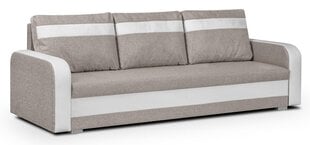 Трехместный диван Condi, бежевый/белый цвет цена и информация | Диваны | 220.lv