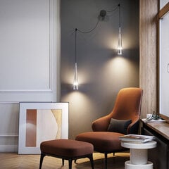 Maytoni Modern Sienas lampa Sintesi P090WL-L24CH3K Chrome cena un informācija | Sienas lampas | 220.lv